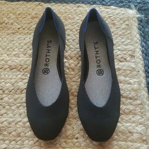 Rothys black ballet flats